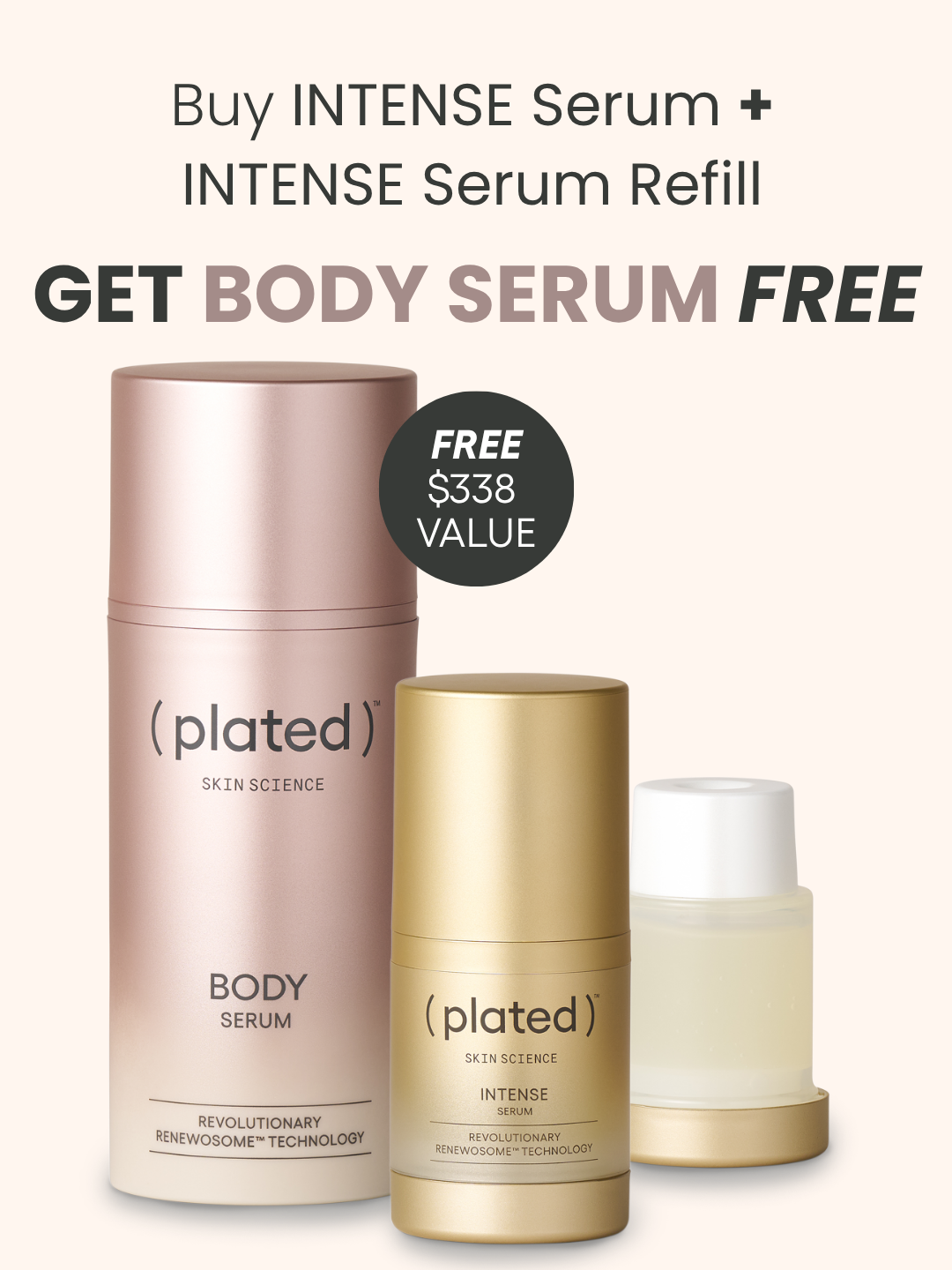 (plated™) Plated Face + Body Renewal Kit