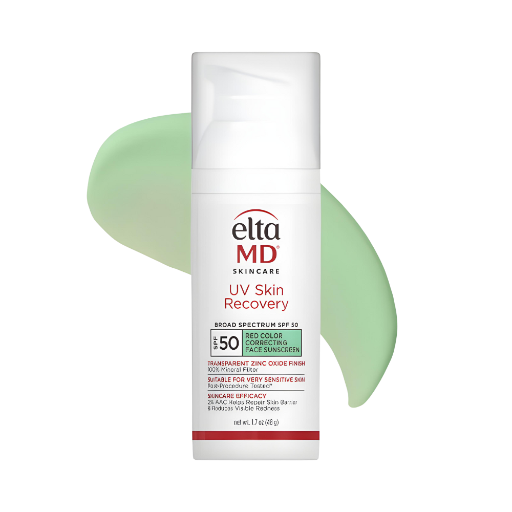 EltaMD UV Skin Recovery Red Color Correcting Green Tint Broad Spectrum SPF 50